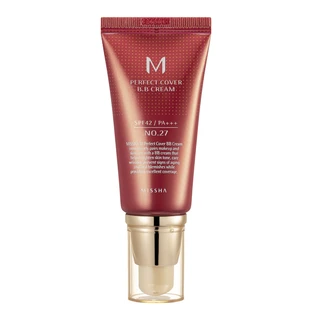 Missha M Perfect Cover BB Cream SPF42 PA+++, BB-Creme, Nr. 27 Honey Beige, 50 ml