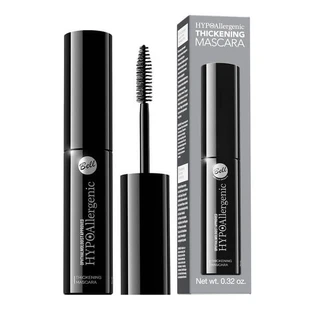 Bell HypoAllergenic, Thickening Mascara, máscara de pestañas intensiva, 9 g