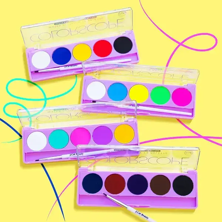 J.Cat Beauty ColorScope Water Activate FX Palette 102, water geactiveerd eyeliner palet, 5 g.