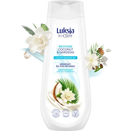 Luksja Silk Care, douchegel, kokosnoot &amp; gardenia, 500 ml