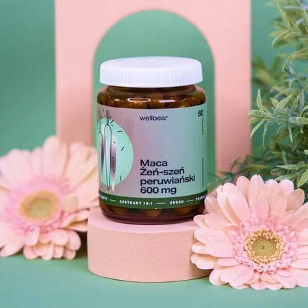 Wellbear Maca (Ginseng din Peru), capsule, 60 buc.