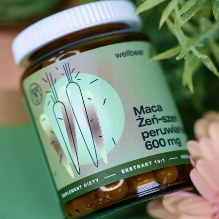 Wellbear Maca (Ginseng din Peru), capsule, 60 buc.