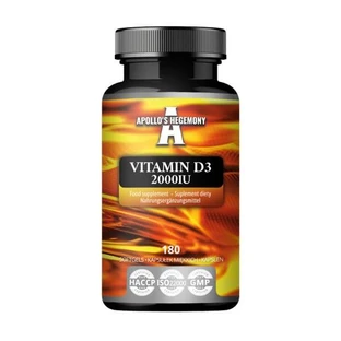 Apollo's Hegemony Vitamin D3 2000IU, soft capsules, 180 pcs.