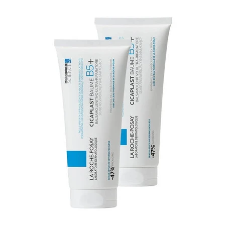 Set of 2 x La Roche-Posay Cicaplast Baume B5+, soothing lotion for face and body, 100 ml