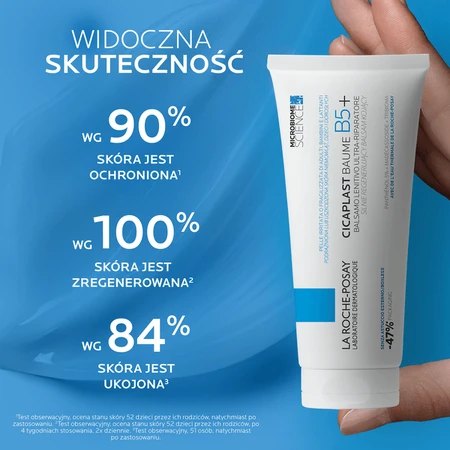 Set of 2 x La Roche-Posay Cicaplast Baume B5+, soothing lotion for face and body, 100 ml
