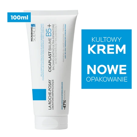 Set of 2 x La Roche-Posay Cicaplast Baume B5+, soothing lotion for face and body, 100 ml