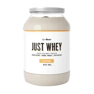 GymBeam Just Whey Protein Salted Caramel, poeder, gezouten karamelsmaak, 2000 g