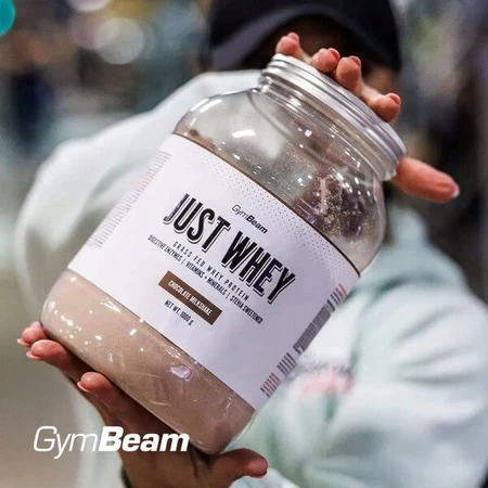 GymBeam Just Whey Protein Salted Caramel, poeder, gezouten karamelsmaak, 2000 g