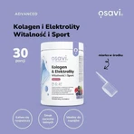 Osavi Collagen &amp ; Electrolytes Vitalité et Sport, poudre, arôme fruits des bois, 390 g