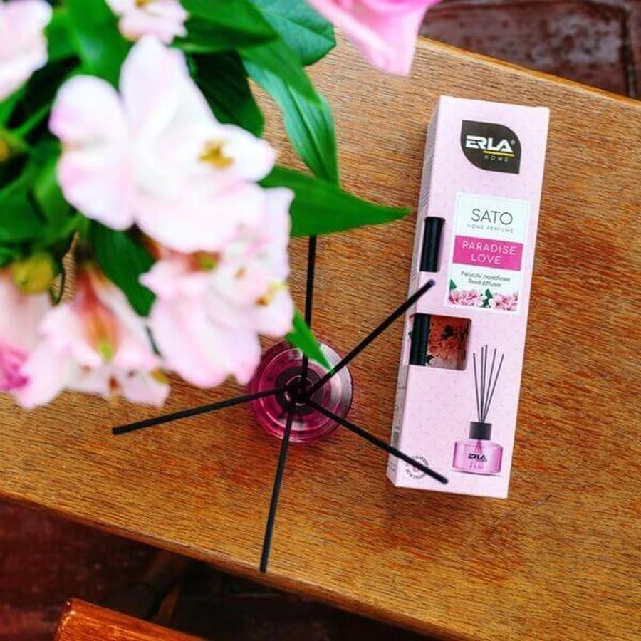 Erla Home Sato Paradise Love, geurstokjes, 50 ml