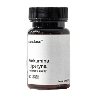 Sundose Turmeric and Piperine, hard capsules, 60 pcs.