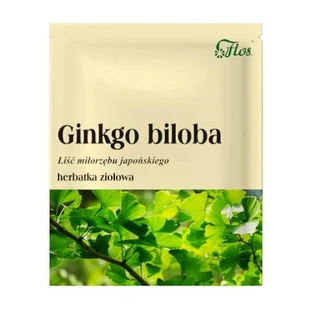 Flos, Ginkgo biloba ginkgoblad, kruidenthee, 50 g