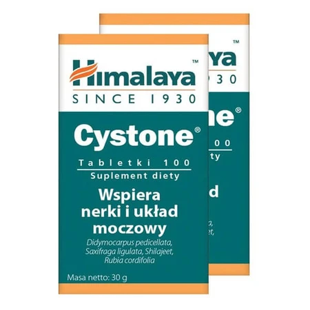 Lot de 2 x Himalaya Cystone, comprimés, 100 pcs.