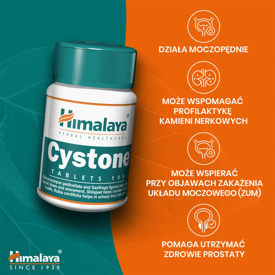 Lot de 2 x Himalaya Cystone, comprimés, 100 pcs.