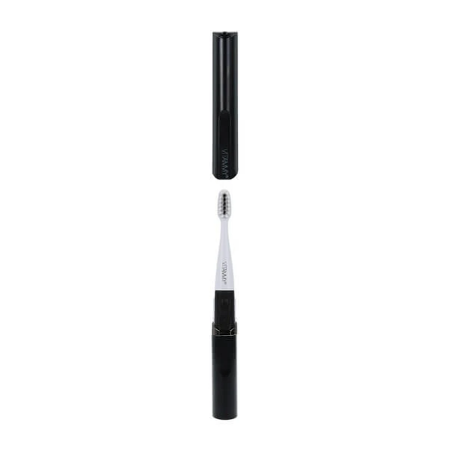 Vitammy Luna+, cepillo dental compacto sónico, negro, 1 ud.