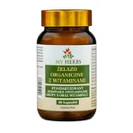 My Herbs Hierro orgánico con vitaminas, cápsulas, 80 uds.