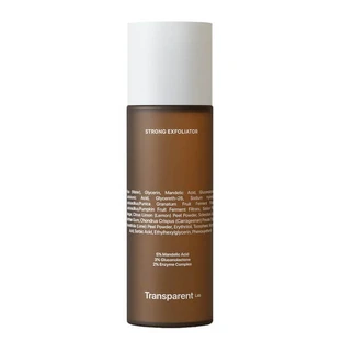 Transparent Lab, Strong Exfoliator, sterk exfoliërende toner met meerdere zuren, 130 ml