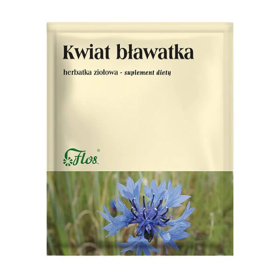 Flos Kwiat bławatka, herbatka ziołowa, 25 g: ceny i cechy
