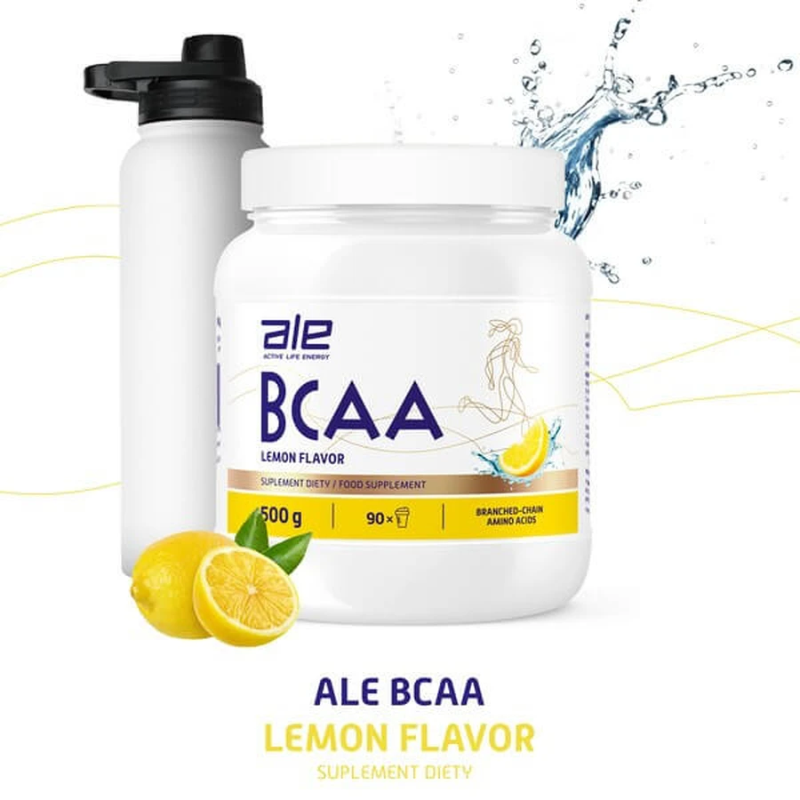 ALE BCAA Zitronengeschmack, Pulver, 500 g