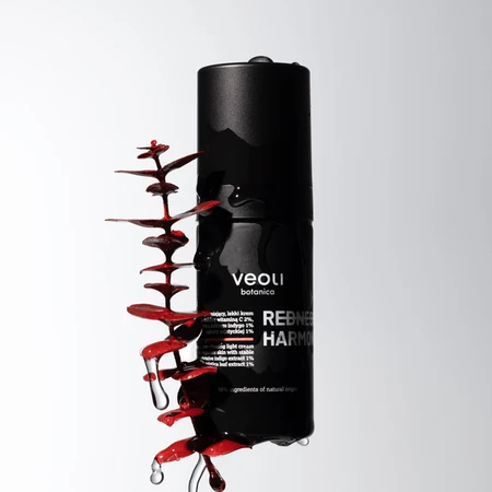 Veoli Botanica Redness Harmony, crema ligera calmante y fortalecedora de los capilares, 30 ml