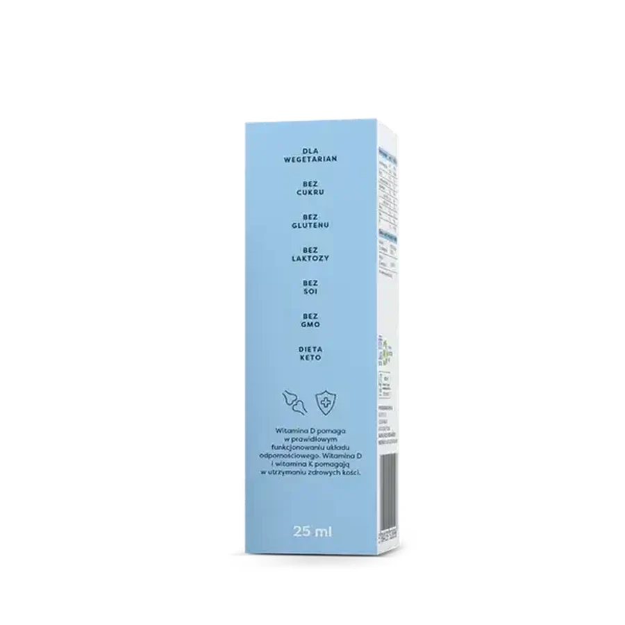 Osavi Vitamine D3 + K2, spray buccal, goût menthe, 25 ml