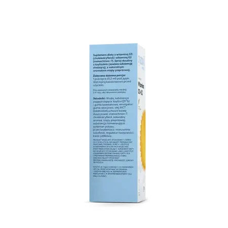 Osavi Vitamine D3 + K2, spray buccal, goût menthe, 25 ml