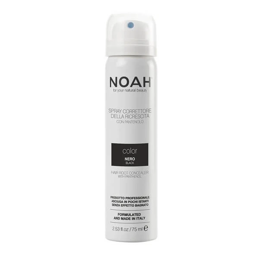 NOAH Hair Root Concealer, roots retouching spray, Black, 75 ml.