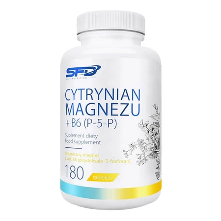 Satz von 2x SFD Magnesiumcitrat + B6 (P-5-P), Tabletten, 180 Stück.
