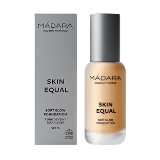 Madara Skin Equal, Soft Glow Foundation SPF15, fond de teint, Golden Sand 50, 30 ml.
