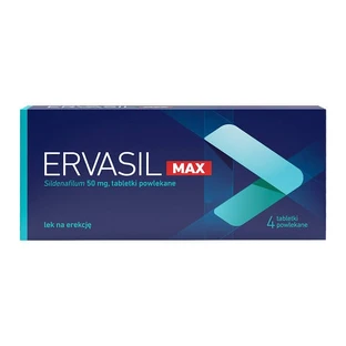Ervasil Max, 50 mg, comprimés pelliculés, 4 pcs.