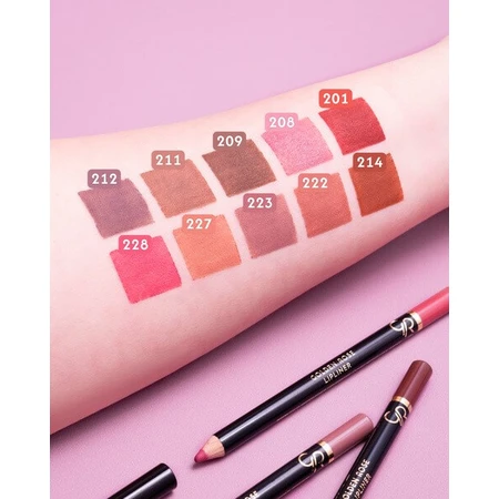 Golden Rose, Lipliner 208, permanent lippotlood, 1,2 g