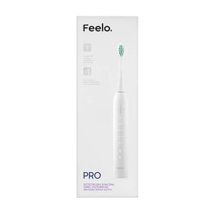 Feelo Pro, witte sonische tandenborstel met etui, 1 st.