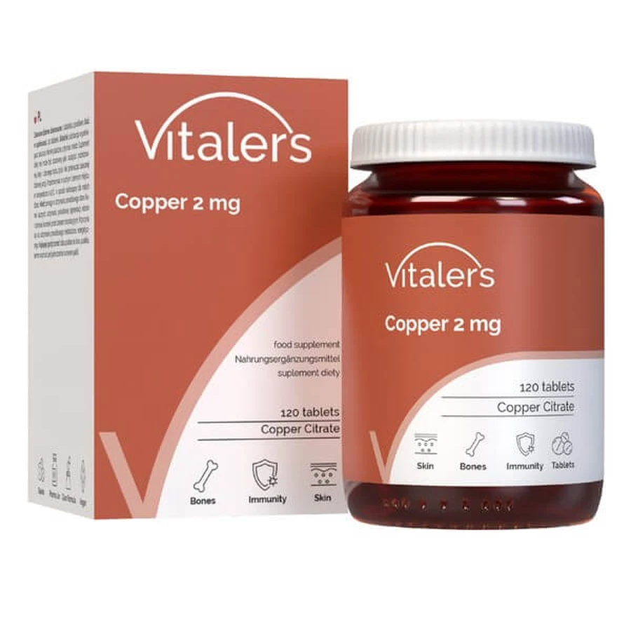Vitalers Copper 2 mg, compresse, 120 pz.