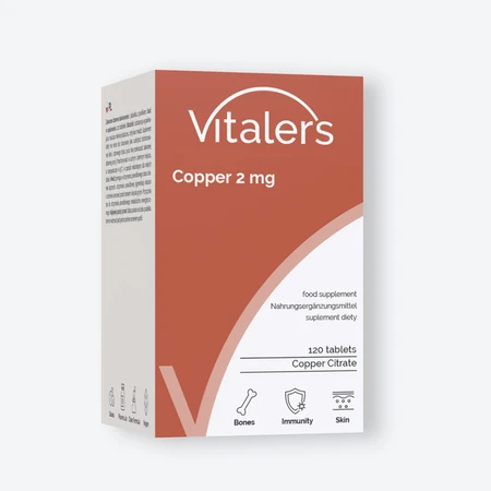 Vitalers Copper 2 mg, compresse, 120 pz.