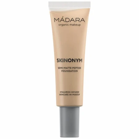 Madara, Skinonym, Fond de teint semi-mat aux peptides, #35 True Beige, 30 ml