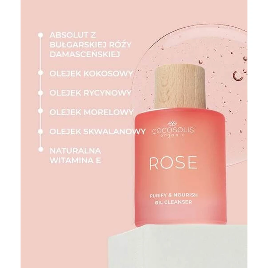 Cocosolis Rose, Rosen-Gesichtsreinigungsöl, 50 ml