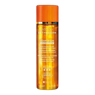 Esthederm Adaptasun Golden Glow Hydra-Protective Shimmering Sun Care Body Oil, ulei iluminator cu protecție ridicată, 125 ml