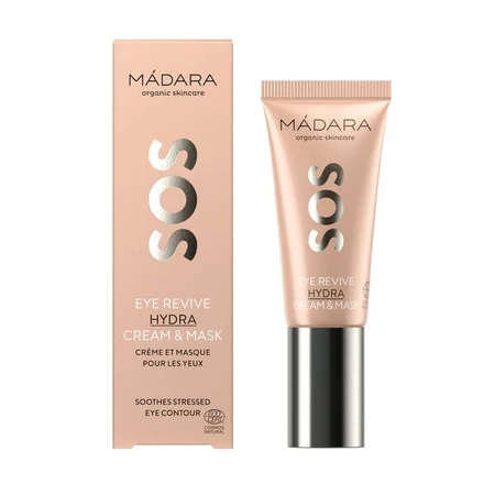 Madara SOS Eye Revive Hydra, mascarilla-crema nutritiva para el contorno de los ojos, 20 ml
