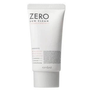 Rom&amp;nd Zero Sun Clean, tonifiërende zonnebrandcrème voor gezicht SPF50+ PA++++, 02 Tone Up, 50 ml