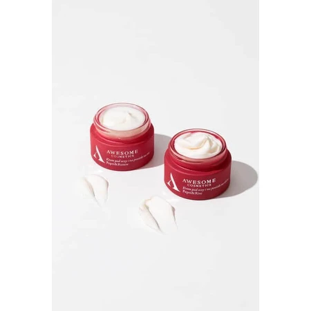 Awesome Cosmetics Pepti&amp;More, Pepti&amp;Rise, crema para ojos y párpados de día, 10ml + Pepti&amp;Renew, crema para ojos y párpados de noche, 10ml
