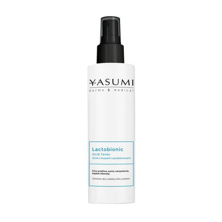 Yasumi Lactobionic Acid, tonique facial à l'acide lactobionique, 200 ml