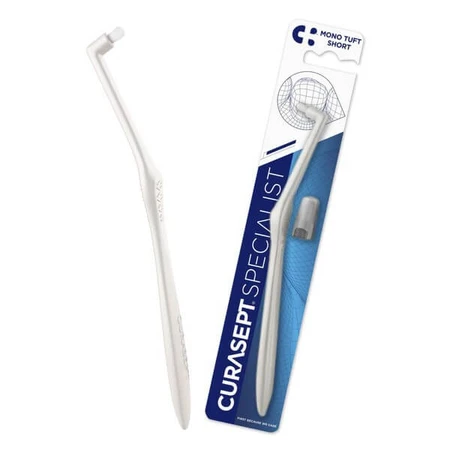 Curasept Mono Tuft Short, brosse à dents courte à un seul brin, 1 pc.