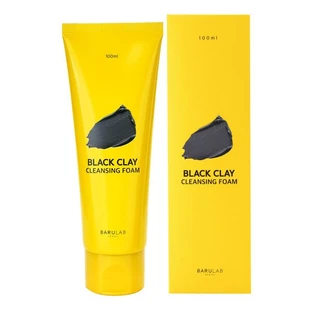 Barulab Black Clay, cleansing foam with black clay, 100 ml