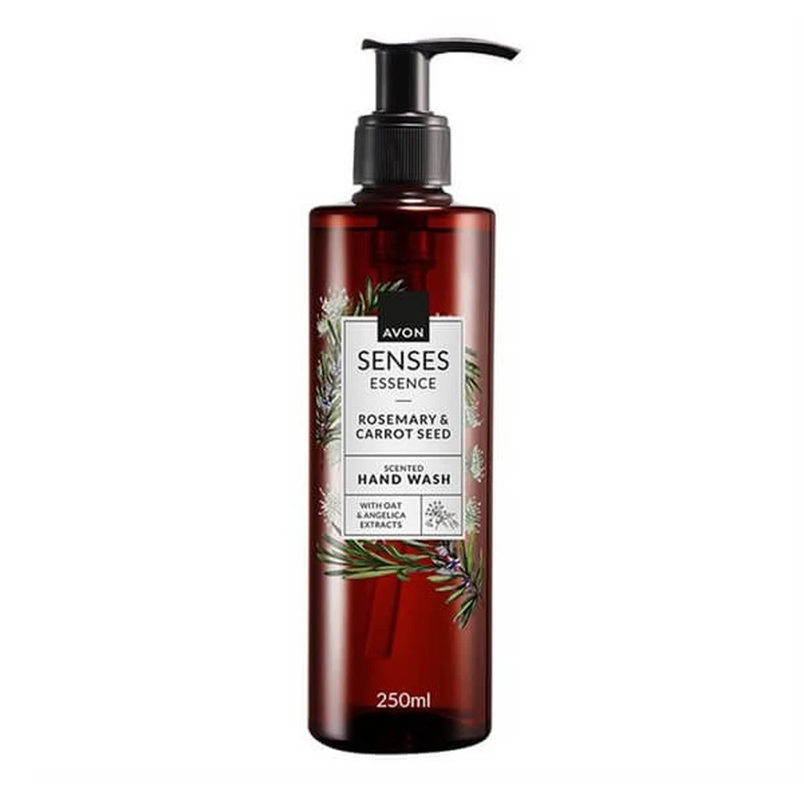 Avon Senses Essence, handzeep, Rozemarijn en Wortelzaad, 250 ml