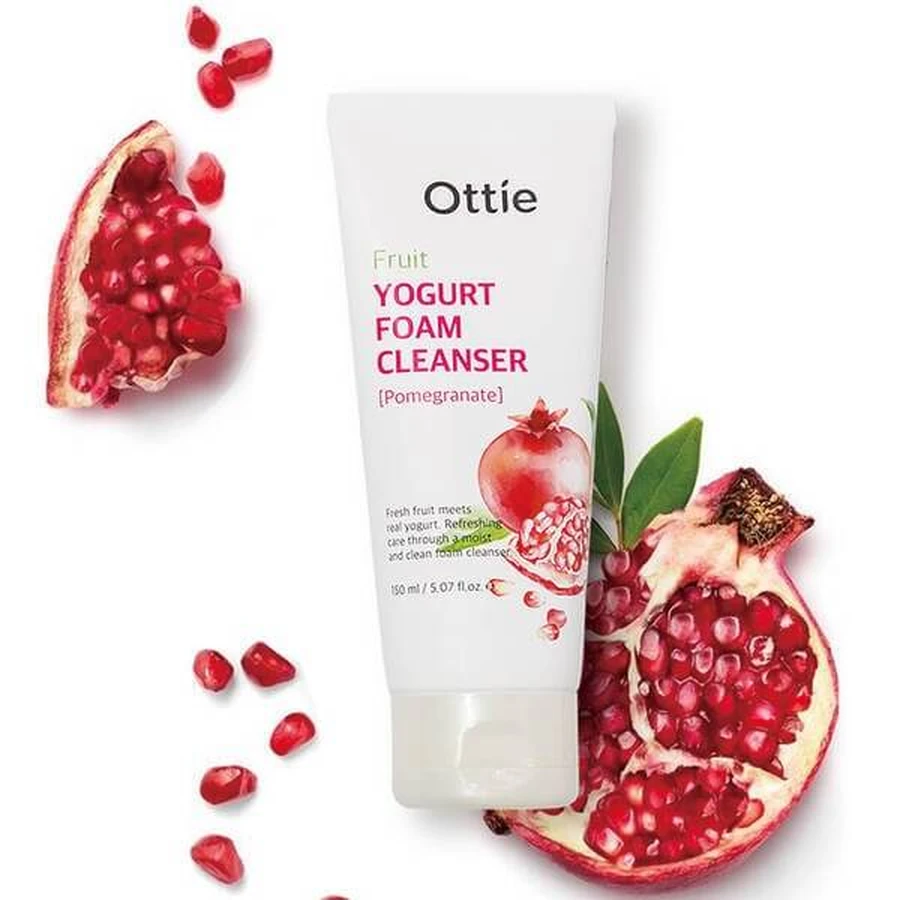 Ottie Fruit Yogurt, facial foam, pomegranate, 150 ml