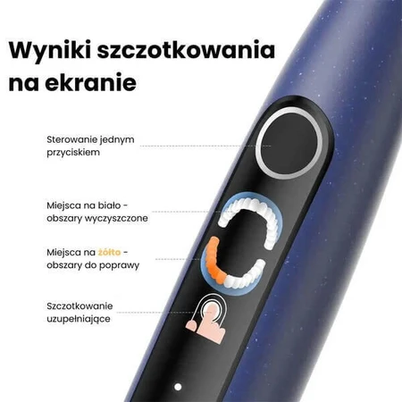 Oclean X Lite, cepillo dental sónico con estuche, azul oscuro, 1 ud.