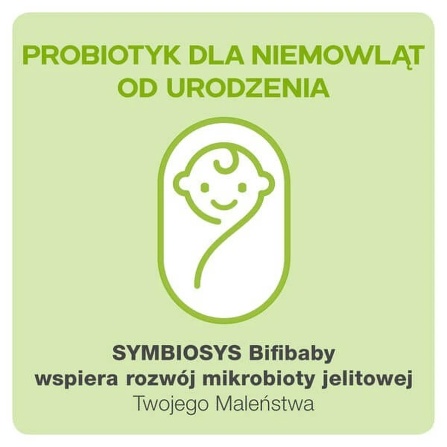 Set Symbiosys Bifibaby, Tropfen, 8 ml + Symbiosys Alflorex, Probiotikum, Kapseln, 30 Stück.