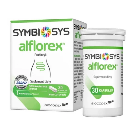 Set Symbiosys Bifibaby, Tropfen, 8 ml + Symbiosys Alflorex, Probiotikum, Kapseln, 30 Stück.