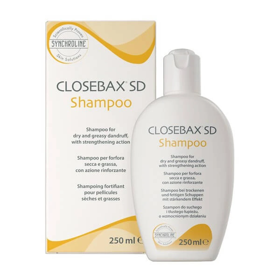 Closebax SD Shampoo, anti-dandruff shampoo, 250 ml