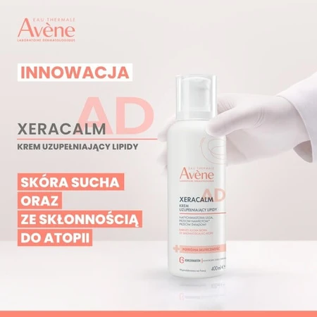 Avene Eau Thermale Xera Calm A.D, lipid replenishing cream, 400 ml
